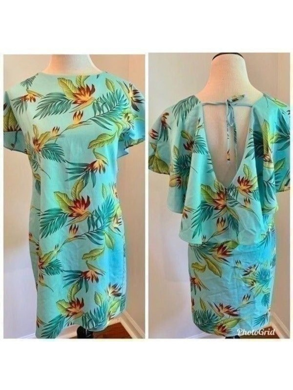 NWOT C. Wonder Palm Frond Sundress Sz M